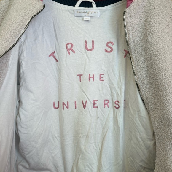 Spiritual Gangster Trust The Universe Sherpa Jacket - Picture 4 of 4